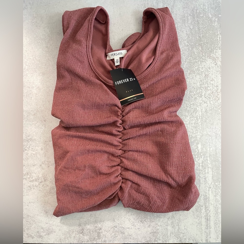 Pink Ruched Mini Dress - Picture 5 of 5